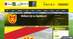 Desktop Screenshot of csvapeldoorn.nl